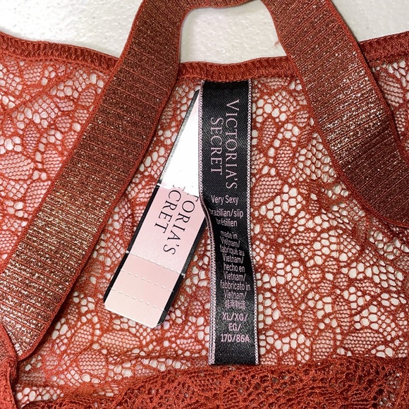 Victoria’s Secret Panties NEW Gorgeous Rust Color VS Lace Very Sexy Panty ♥️ - Picture 8 of 12